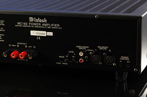 McIntosh MC162 Audiophile Power Amplifier MC 162 Stereo Amp Bridgeable