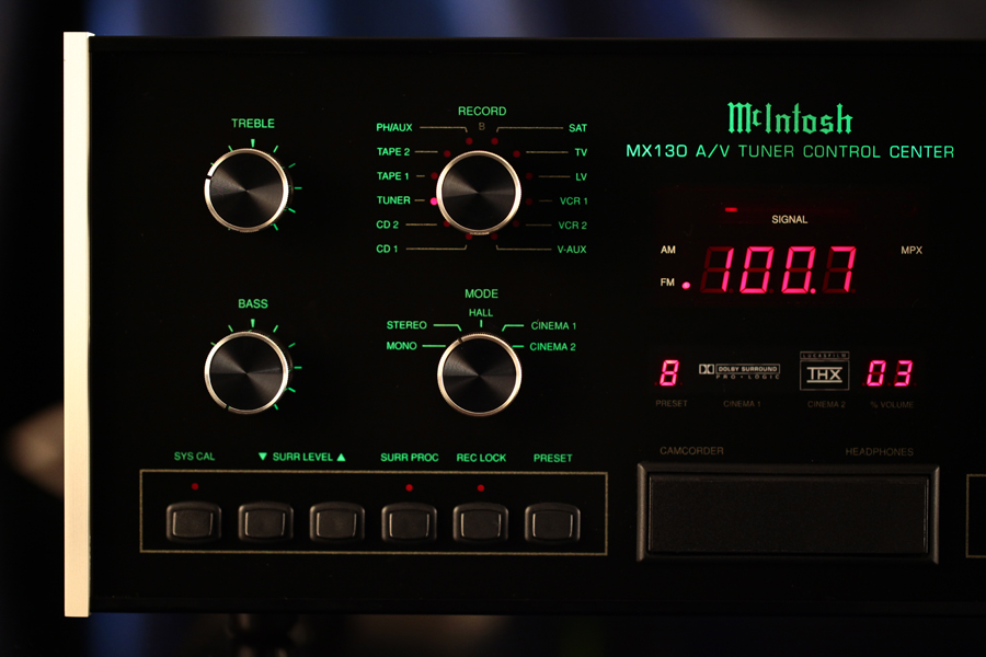 McIntosh MX130 A/V Preamp/Processor/Tuner MX 130 C39 THX M 5.1 