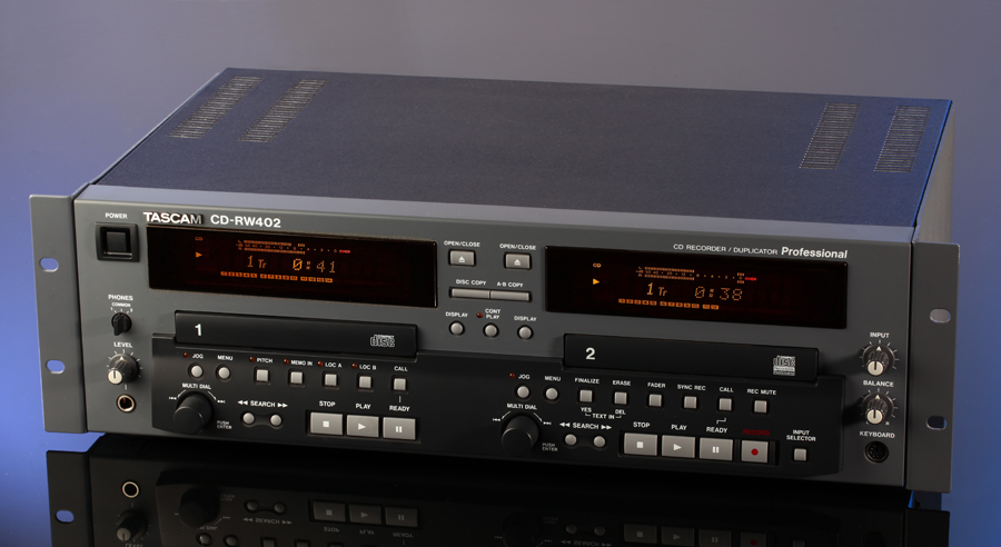 Tascam CD RW402 Professional Dual CD Recorder/Duplicator/Player Teac 